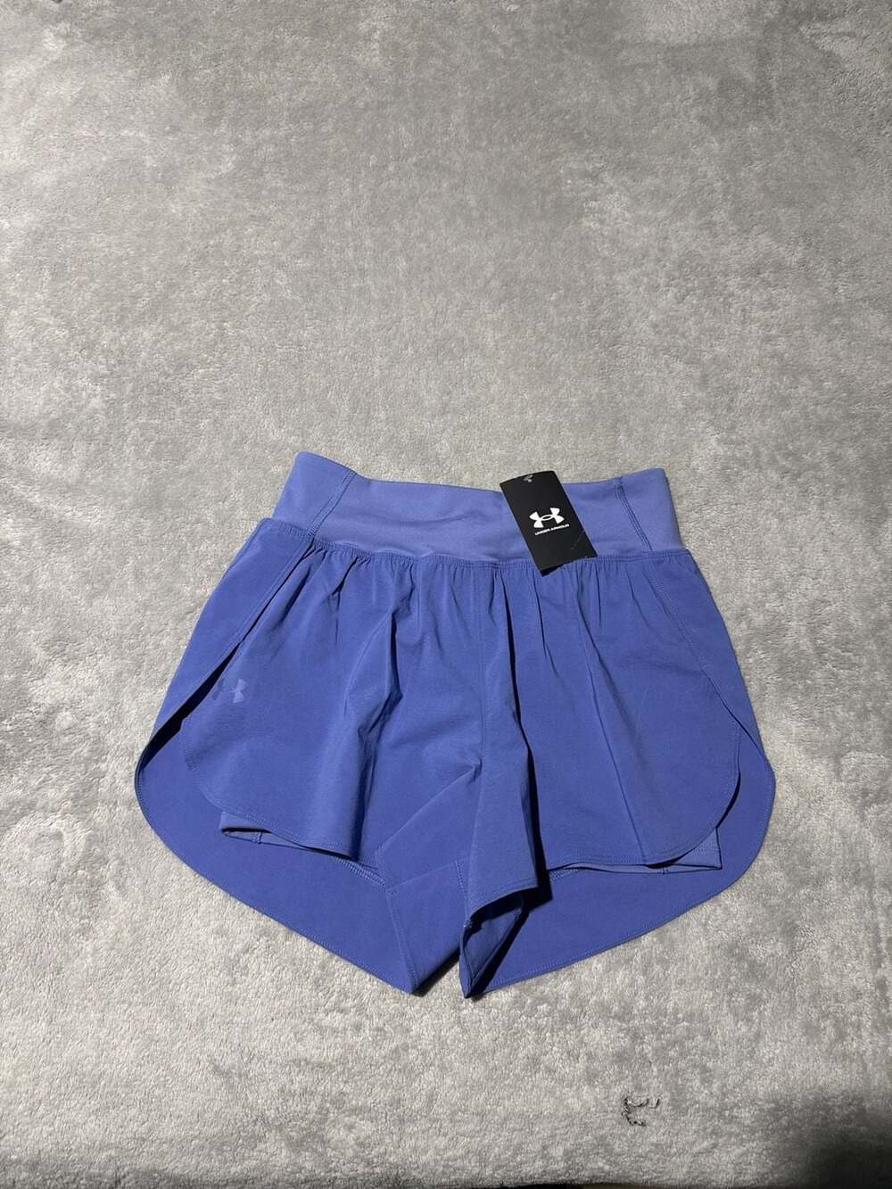 Under Armour Women's Flex Woven 2-in-1 Running Shorts - Starlight Blue Medium